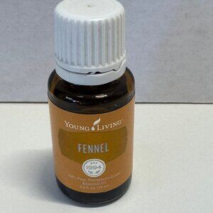 Young Living Fennel Essential Oil - Amber and White
